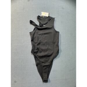 The Nike Sportswear Essential Women Bodysuit  Tank Sz S Black Brand New